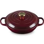 Cast Iron Signature Shallow CasseroleGarnet image number 2